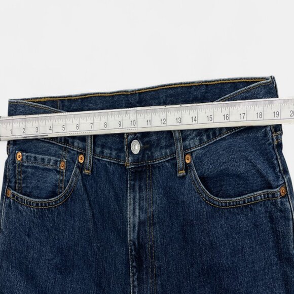 Levi's 505 Men's Straight Leg Blue Denim Jeans Mid-Rise Regular Fit 38x32 - Picture 6 of 16